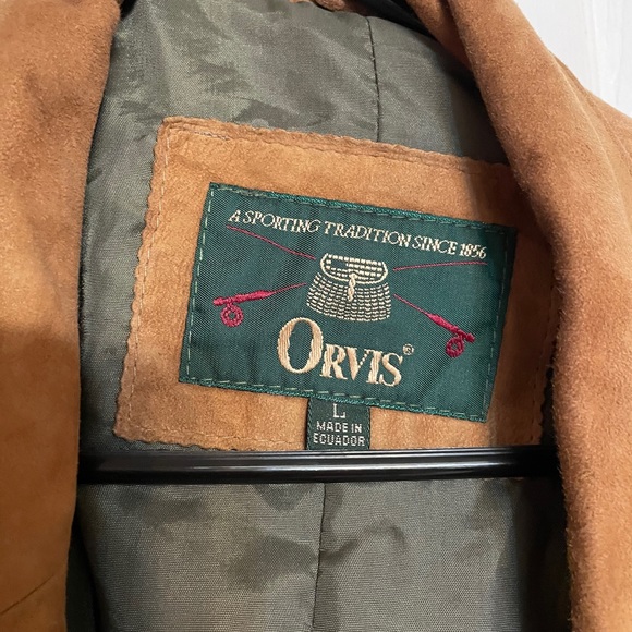 Orvis Caramel Suede Jacket - Picture 3 of 4